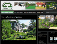 Tablet Screenshot of charlestownlandscaping.com